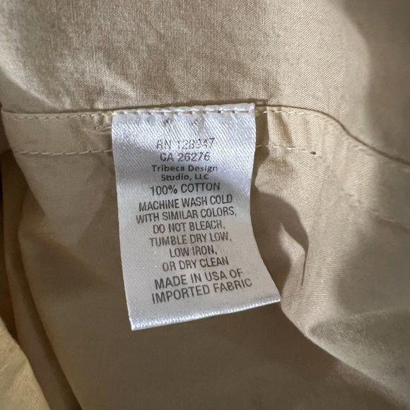 NWOT NILI LOTAN Kristen Button-Up Shirt‎ in Sand (S) - Picture 10 of 13